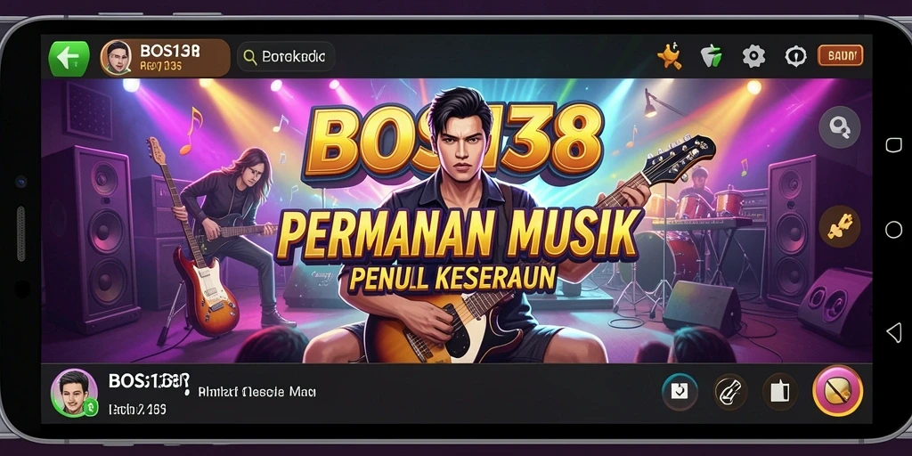 Tampilan gameplay <strong>BOS138</strong> yang menampilkan interaksi musik yang seru.