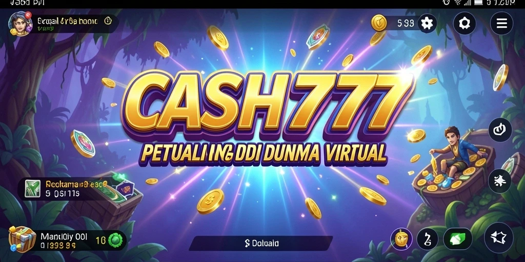 Tampilan seru dari gameplay petualangan CASH777 yang mendebarkan.