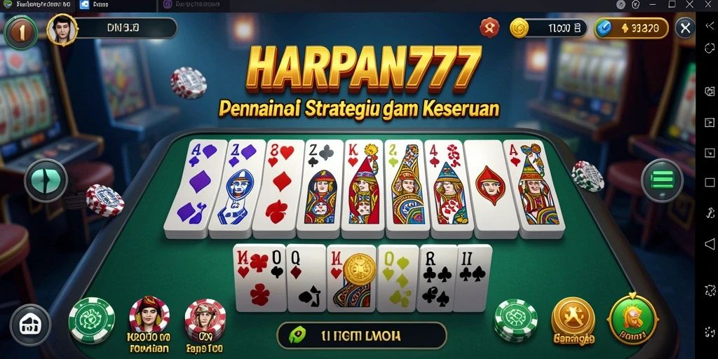 Tangkapan layar gameplay seru di HARAPAN777 dengan interaksi antar pemain.