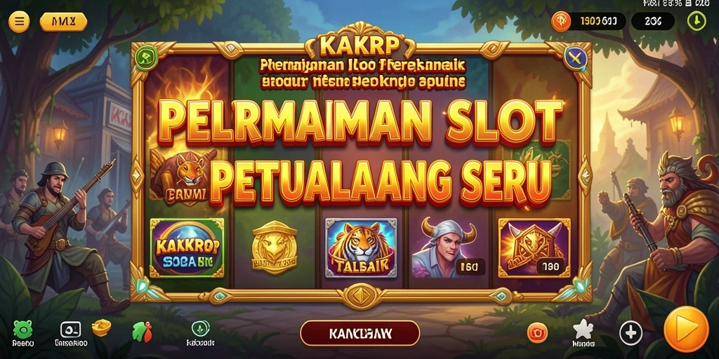 Tampilan gameplay Slot KAKRP yang menegangkan dan menghibur.
