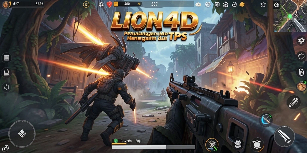 Gameplay intens dalam LION4D dengan aksi menegangkan.