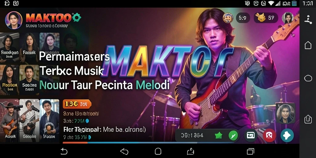 Tampilan seru bermain MAKTOTO dengan lagu-lagu favorit.