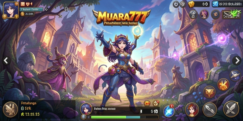 Tampilan gameplay yang menarik dan penuh aksi di MUARA777.
