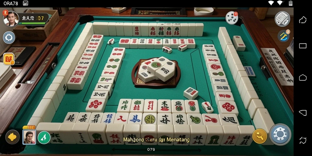 Tampilan gameplay seru dalam permainan Mahjong ORA78.