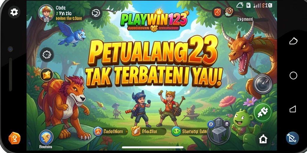 Tampilan gameplay yang menegangkan di dunia petualangan PLAYWIN123.