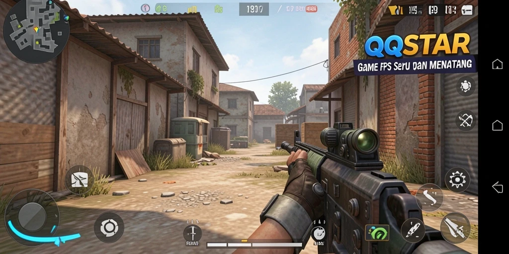 Gameplay intens dan seru dari QQSTAR dalam aksi.