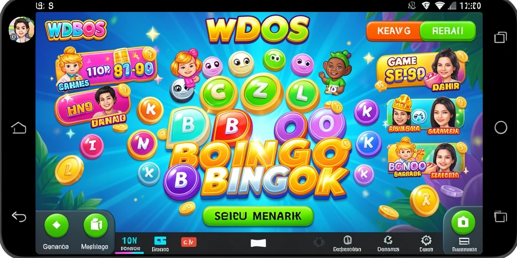 Tampilan gameplay menarik dari WDBOS dengan suasana Bingo yang seru.